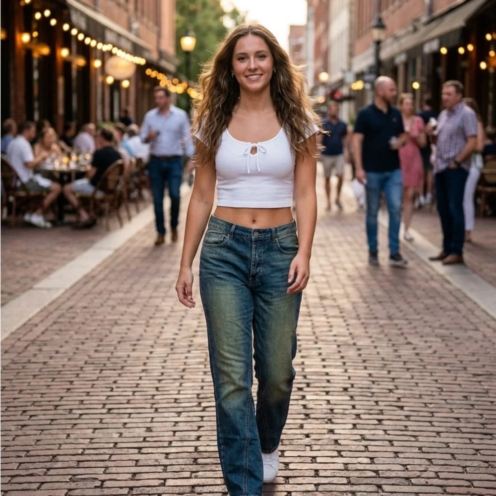 Free People SERAIN MID high  RISE SLIM
BOOT CUT NWT 29 Button Fly - Picture 2 of 13